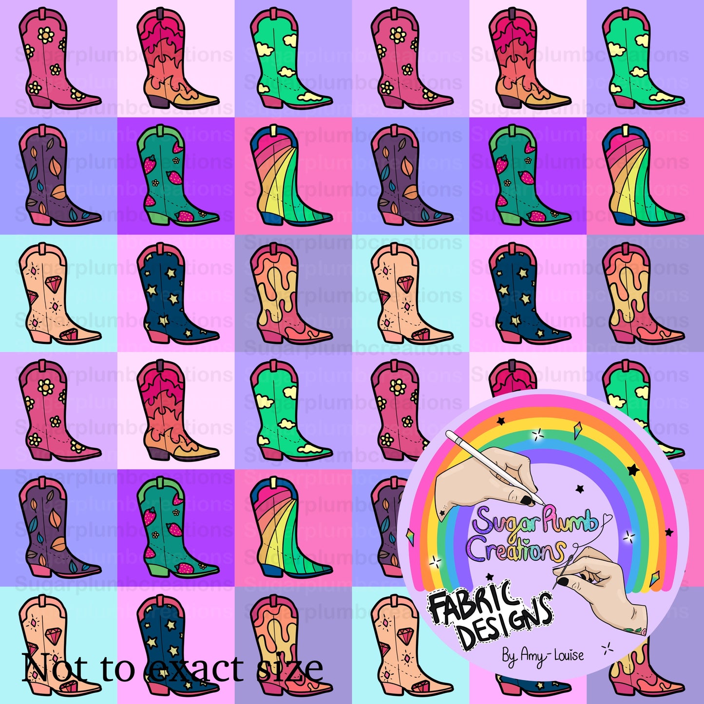 Rainbow boots