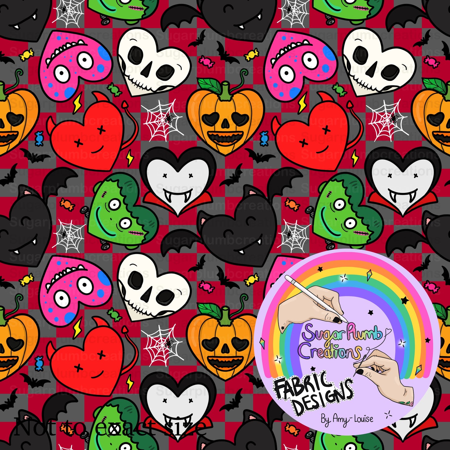 Halloween hearts