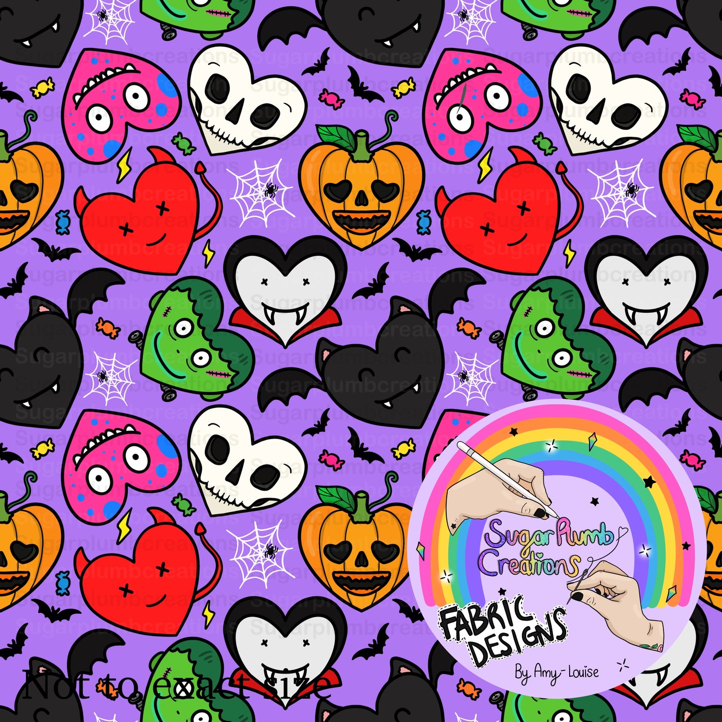 Halloween hearts