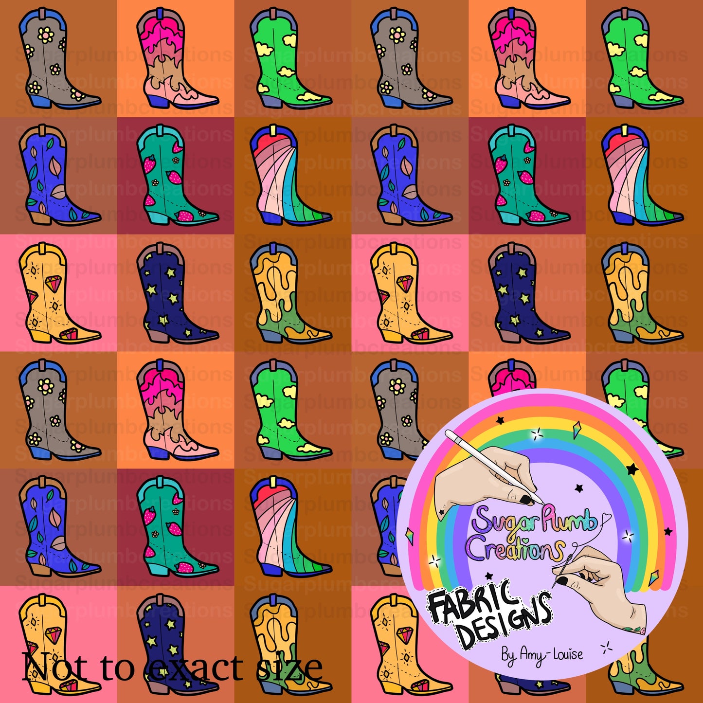 Rainbow boots