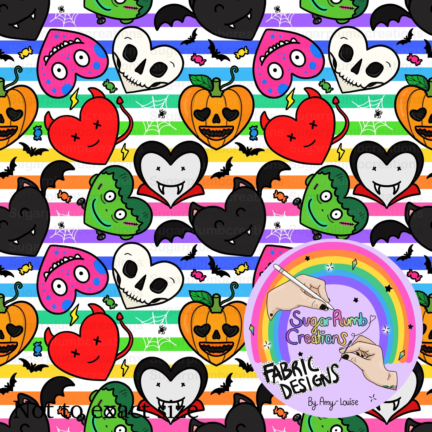 Halloween hearts