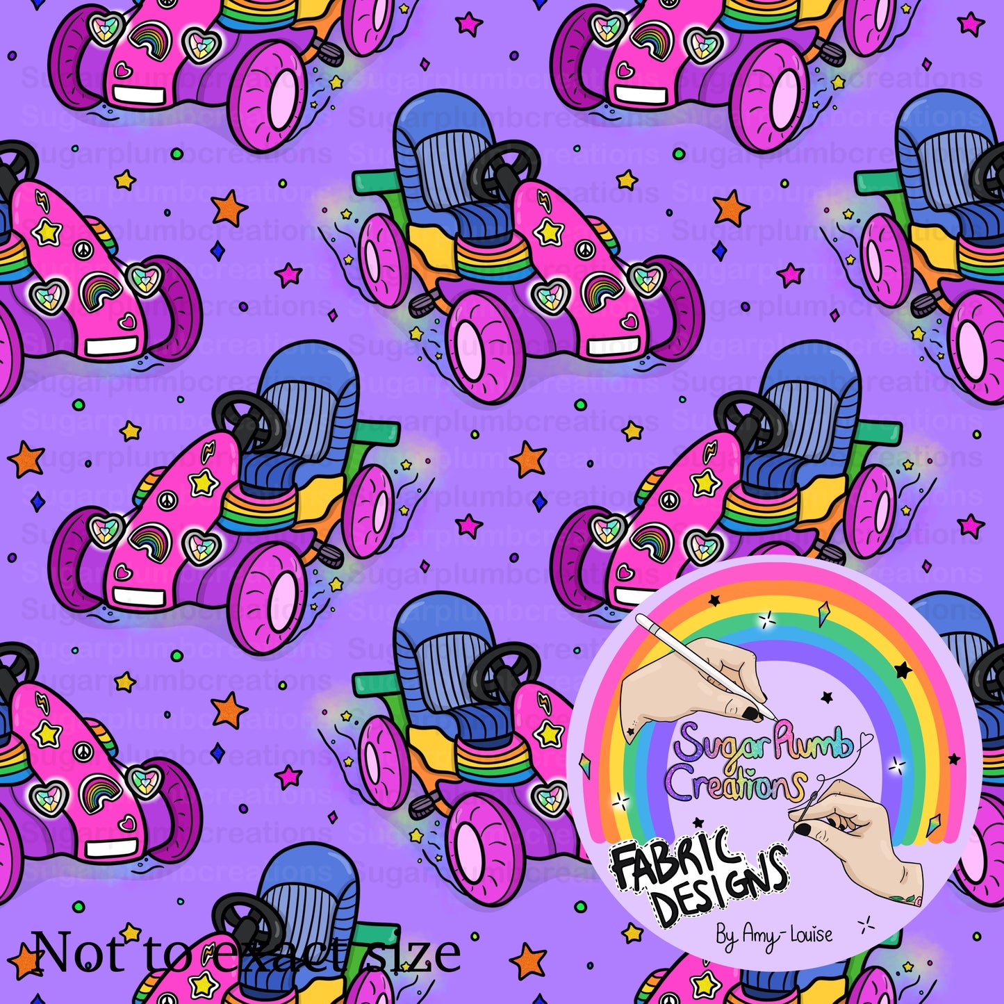 Colourful karts