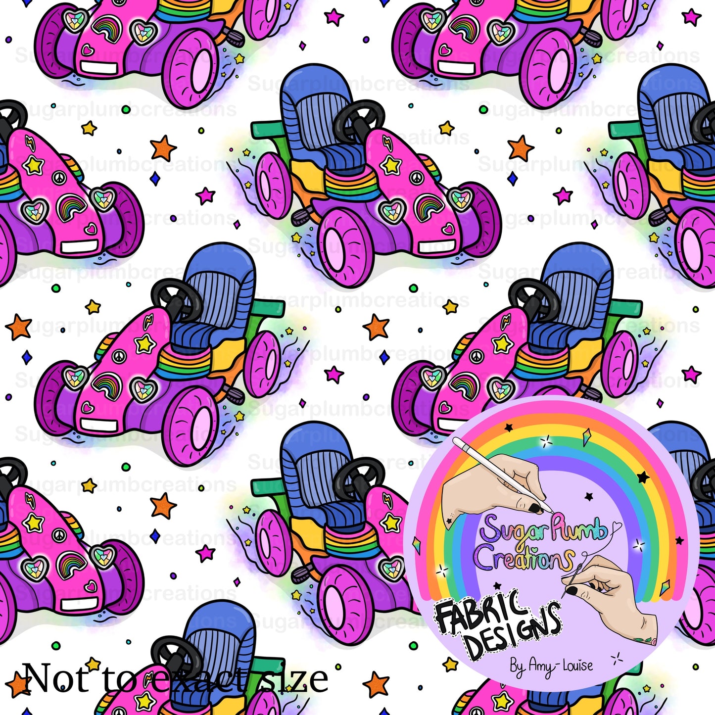 Colourful karts