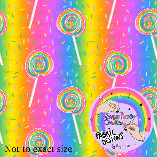 Rainbow lollies
