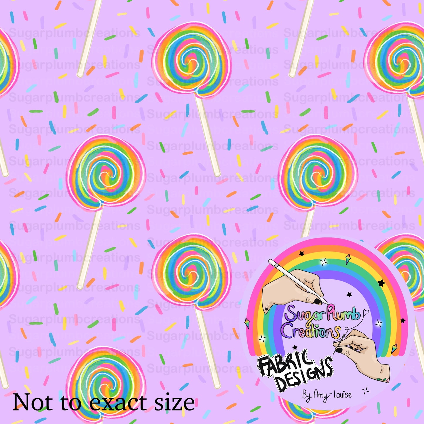 Rainbow lollies