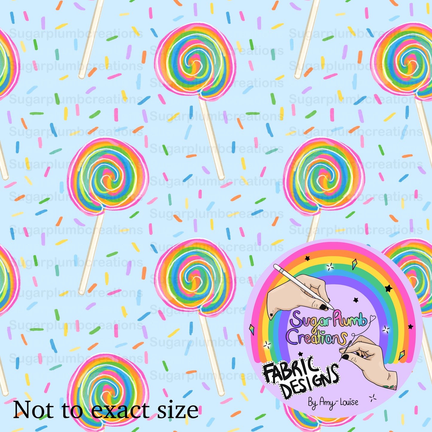 Rainbow lollies