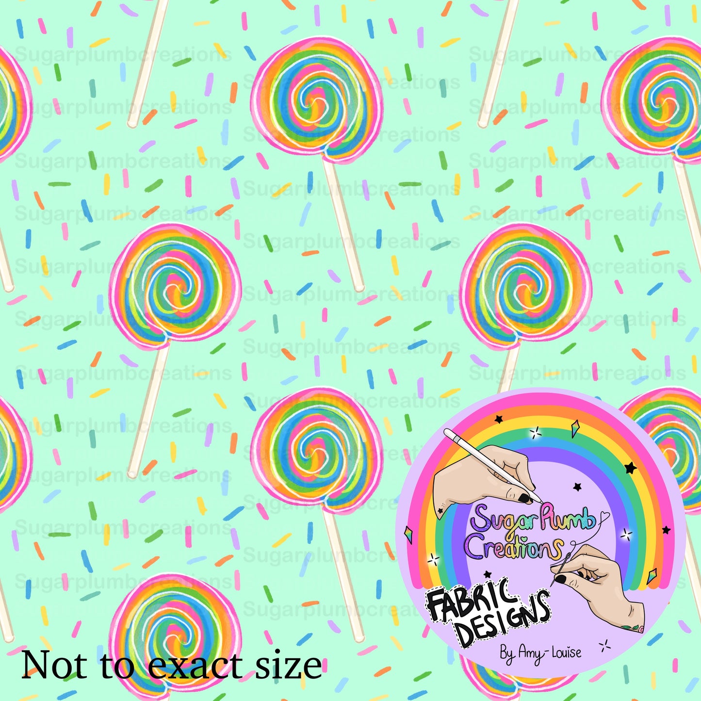Rainbow lollies