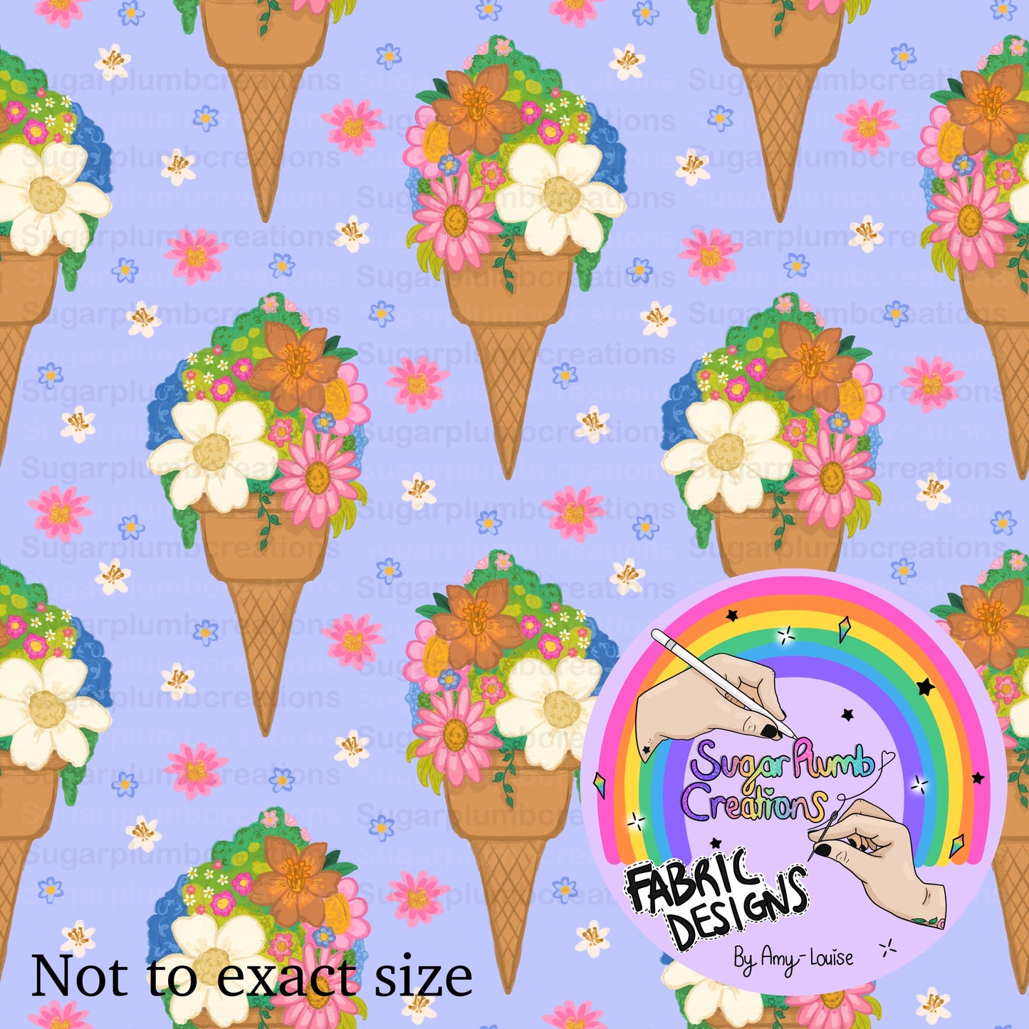 Flower icecream cones